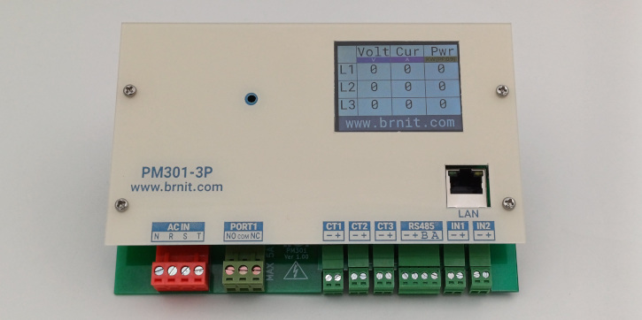جهاز قياس القدرة ثلاثي الطور أونلاين ومحلل الطاقة الصناعي