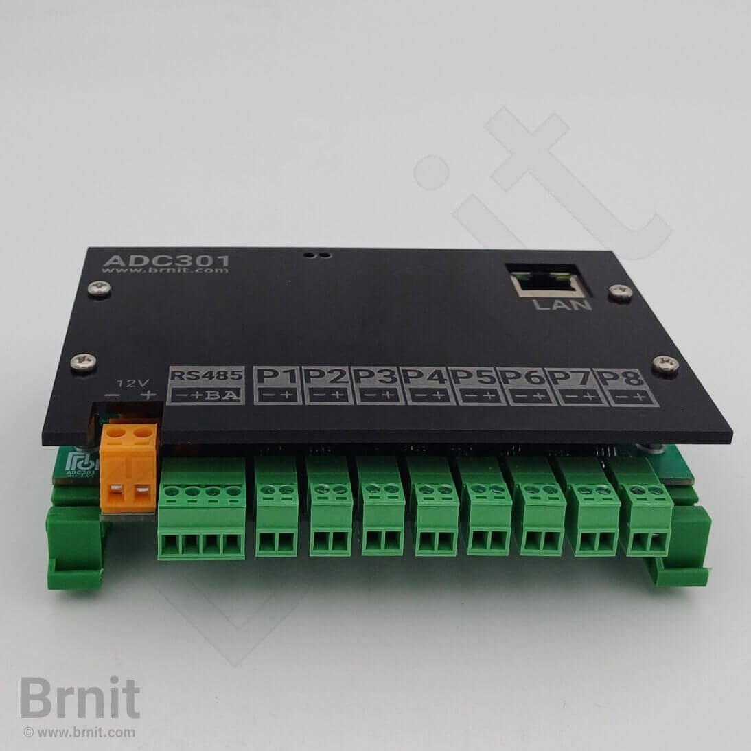 بطاقة إدخال الجهد التناظري عبر الشبكة Modbus لمراقبة الجهد