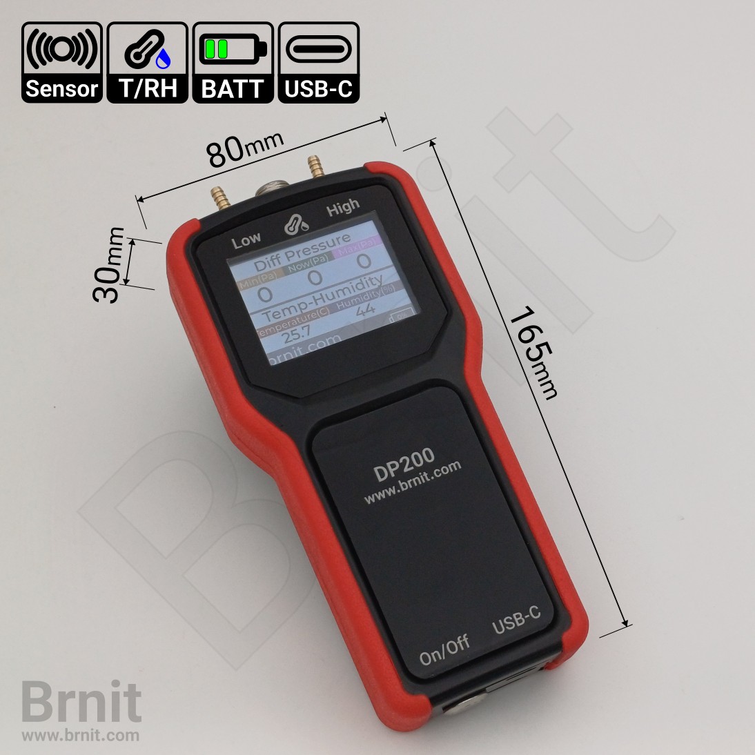 جهاز قياس الضغط التفاضلي المحمول من