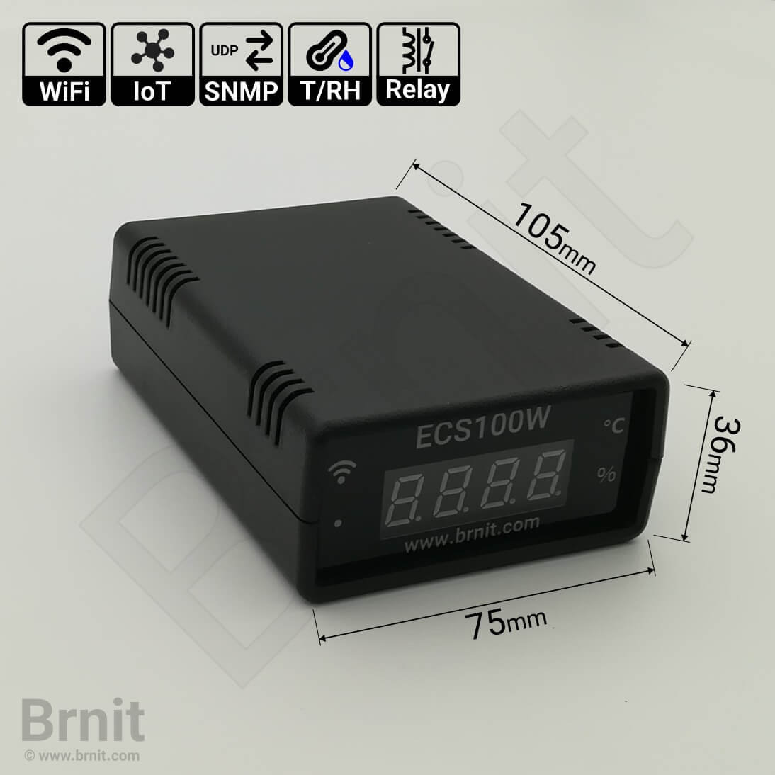 جهاز مراقبة وتحكم درجة الحرارة والرطوبة عبر الإنترنت بتقنية إنترنت الأشياء IoT