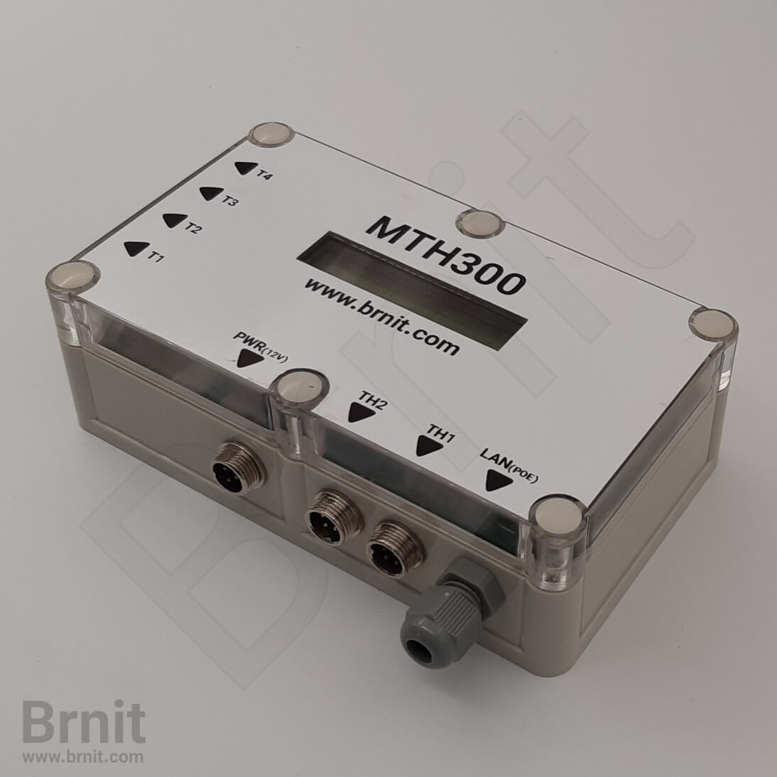 جهاز تسجيل بيانات الحرارة والرطوبة MTH300 عبر LAN