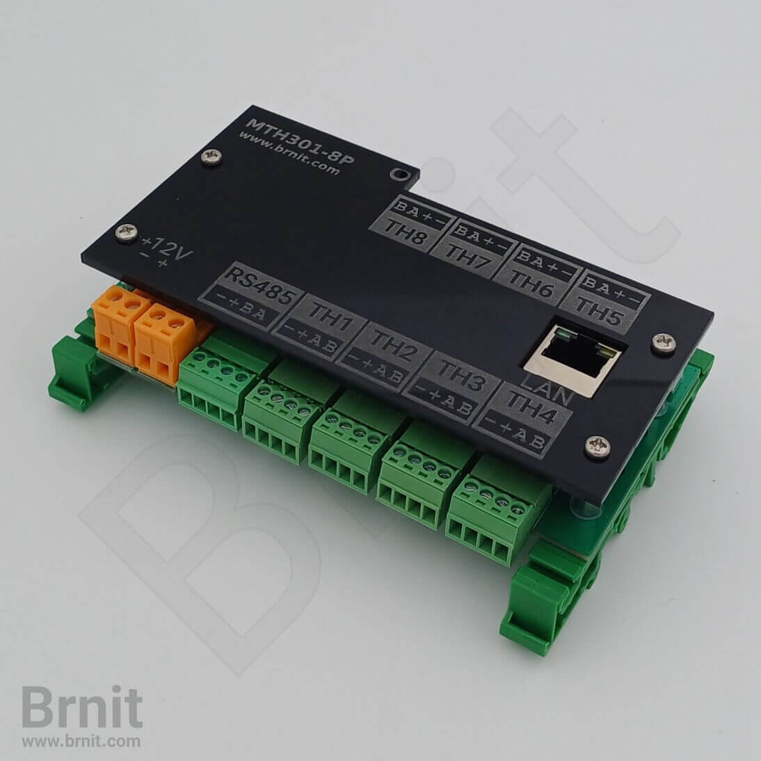 جهاز قياس درجة الحرارة والرطوبة الصناعي بثمانية منافذ للمراقبة البيئية الدقيقة