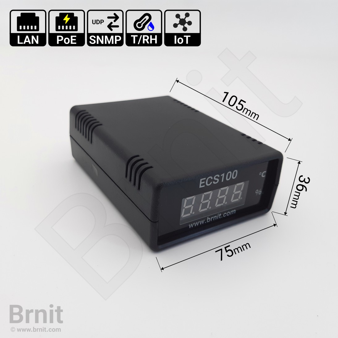 ECS100 Temperature Transmitter, Online Thermometer