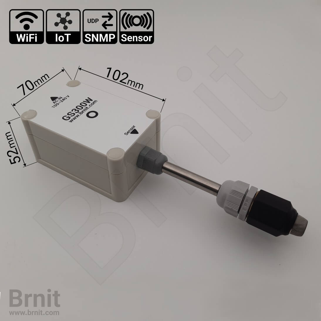 Wireless Chemical Gas Detector Transmitter 