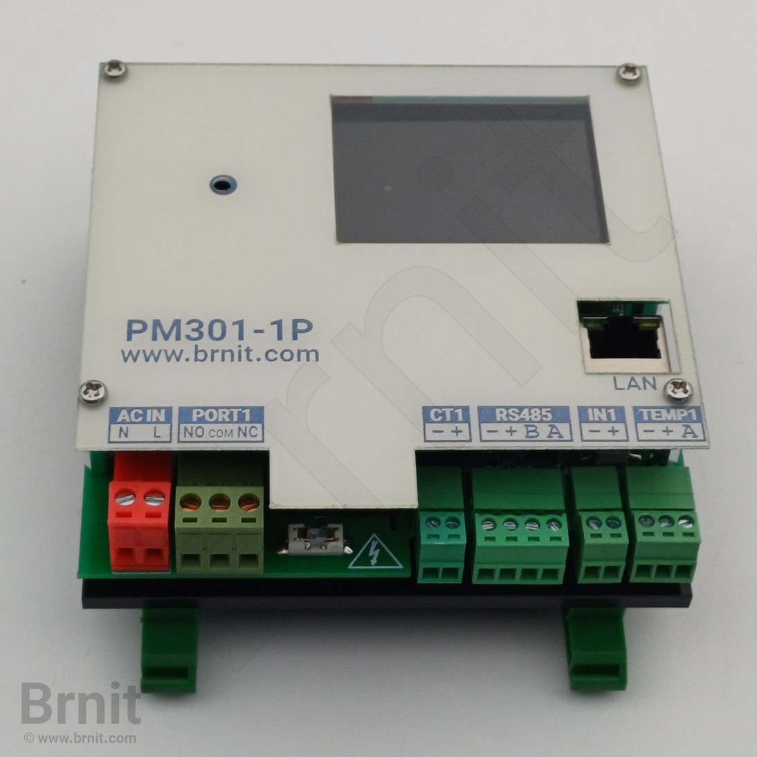 Online Single-Phase Power Meter Installed in Electrical Panel, Remote Power Monitoring Solution