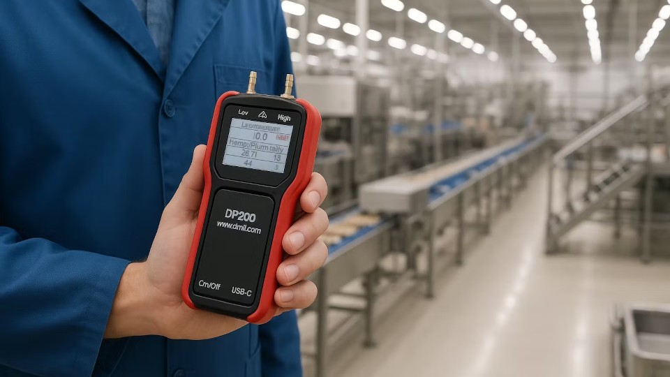 دستگاه اختلاف جریان فشار هوا، فشارسنج تفاضلی پرتابل 