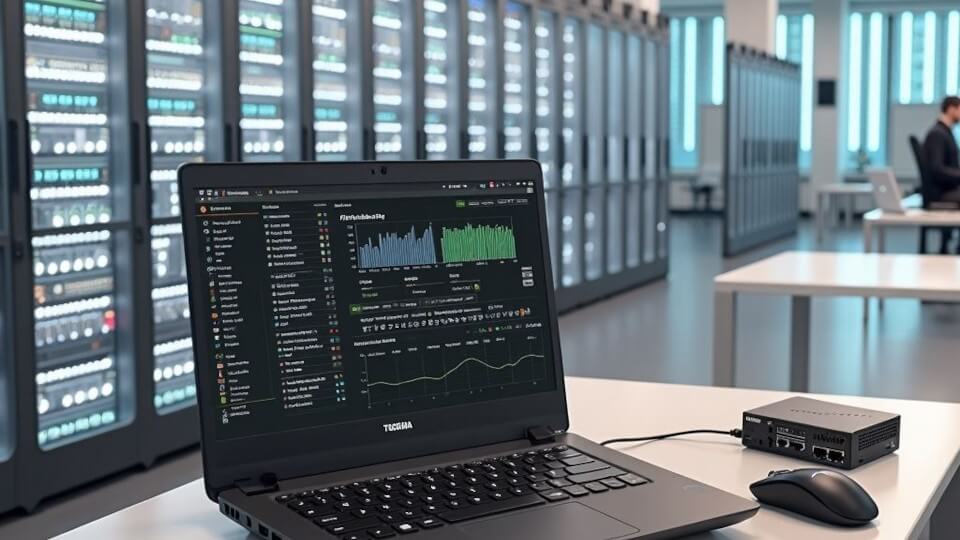 مانیتورینگ آنلاین دما و رطوبت اتاق سرور