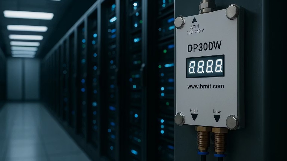 فشارتفاضلی اتاق سرور، سنسور اختلاف فشار اتاق سرور