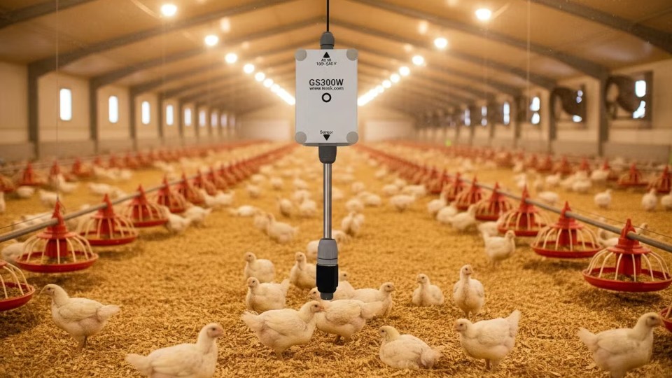 سنسور آمونیاک، سنجش آمونیاک مرغداری