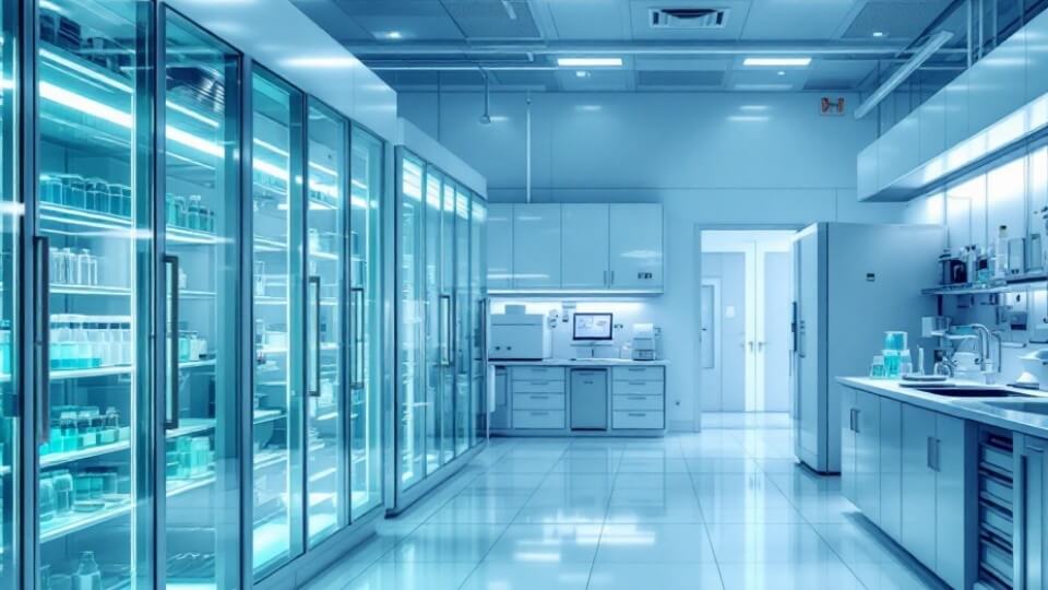 پایش آنلاین دما و رطوبت آزمایشگاه