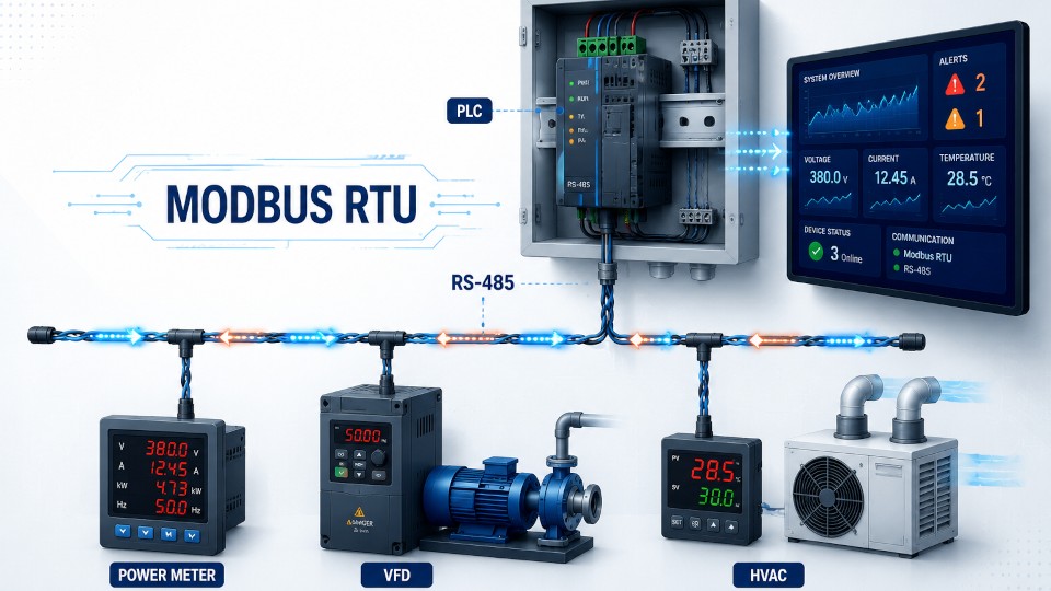 Modbus RTU, Modbus TCP