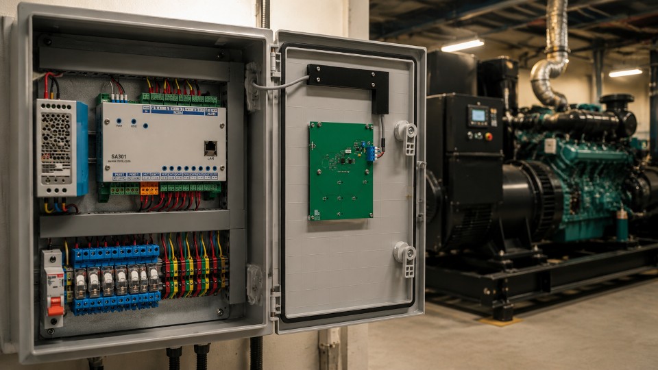 مانیتورینگ ژنراتور با SNMP، کارت تبدیل Modbus به SNMP