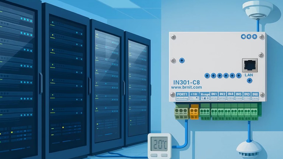 مانیتورینگ اتاق سرورف کارت ورودی دیجیتال اتاق سرور