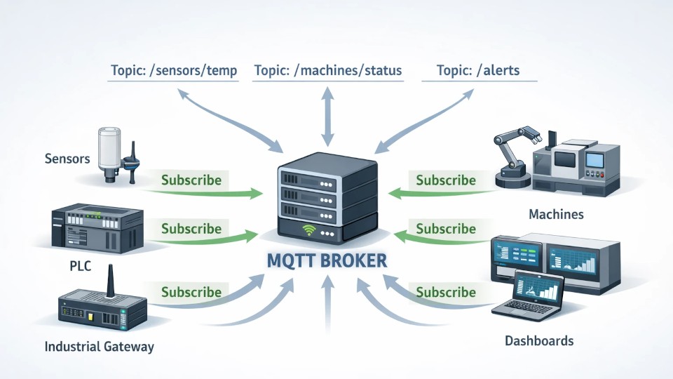 پایش لحظه‌ای، MQTT Broker